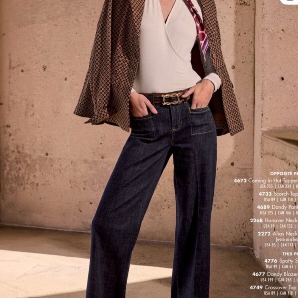 CAbi Venice Trouser Jeans Style Number 4704